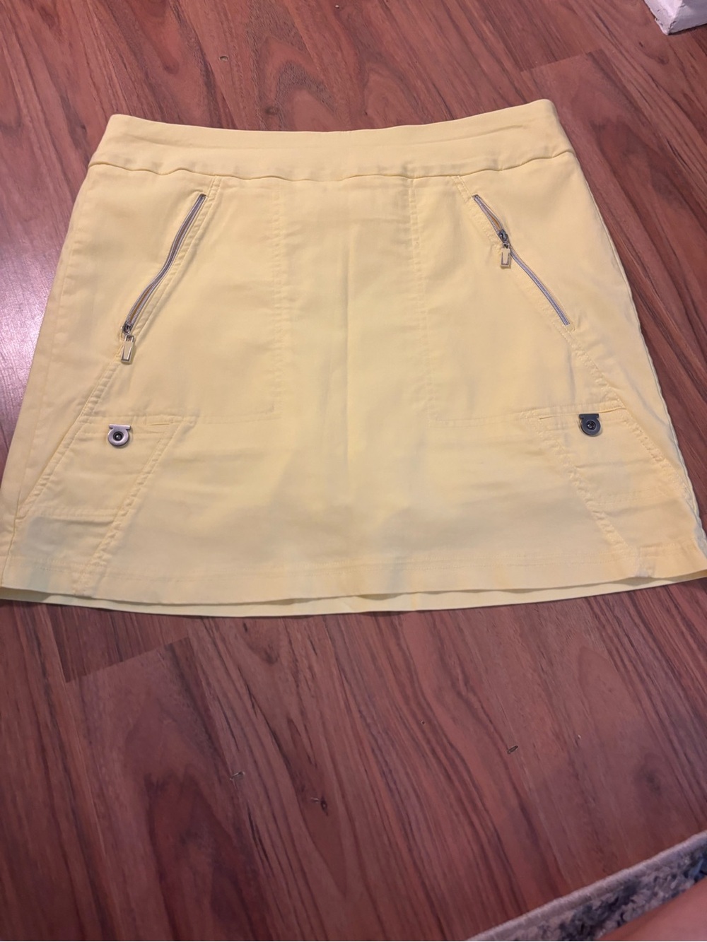 Yellow Women's Jamie Sadock A-Line Skort with Zip Pockets